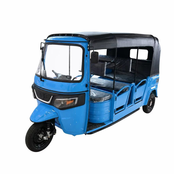 Electric Tricycles 3 Wheel Passenger Taxi Fully Enclosed Electric Tricycle 1000w 60v Tuk Tuk Tourism Hotel Shuttle