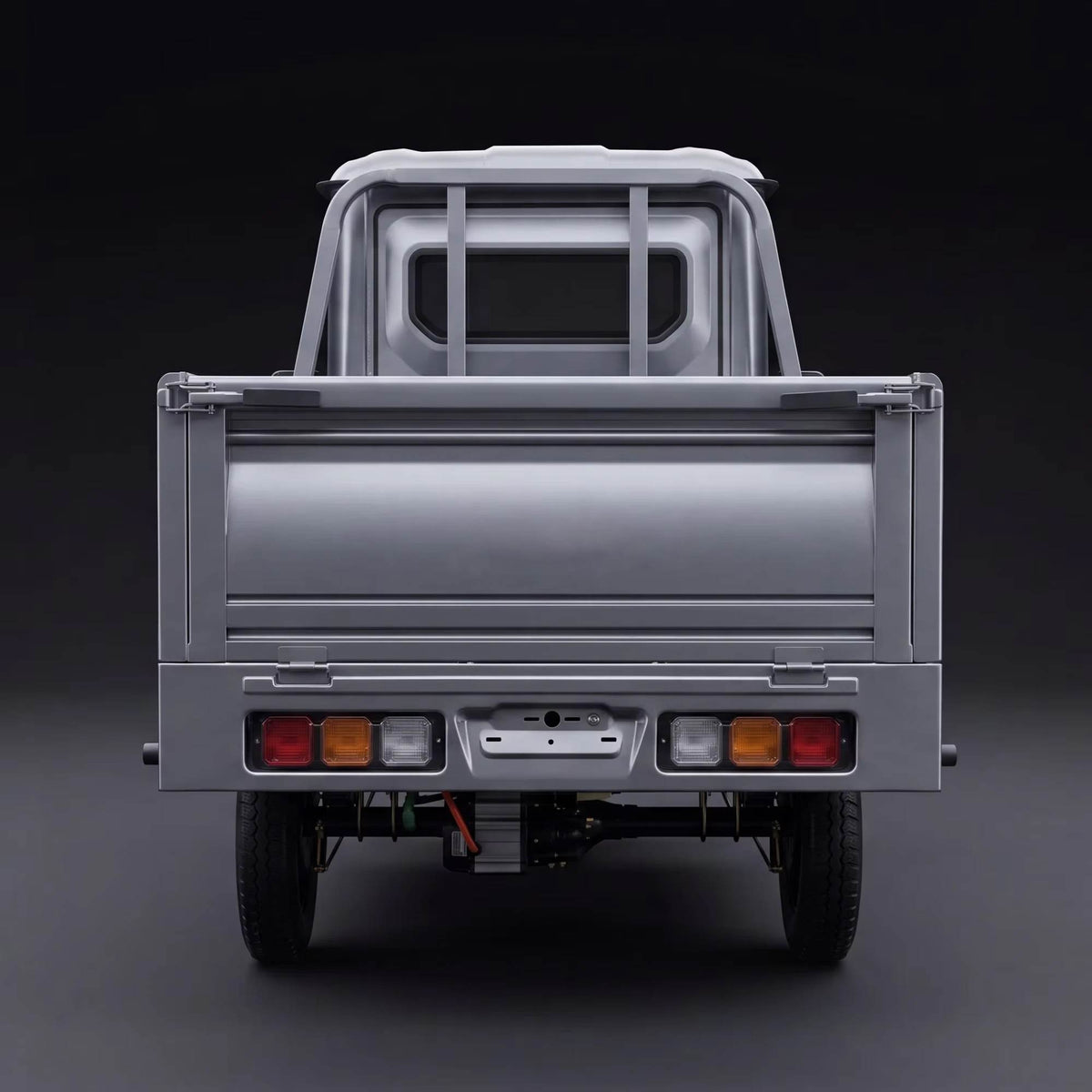 3 Wheels Electric Cargo Tricycle 1200w 60v Car Style Enclosed Cab Open Flatbed Mini Pickup Style For Adults Delivery